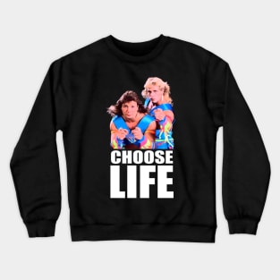 Choose Life Wham T-Shirt - Large Logo Crewneck Sweatshirt